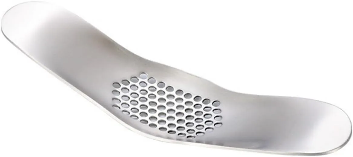Garlic Rocker Crusher Mincer Press Dishwasher Safe, Stainless Steel