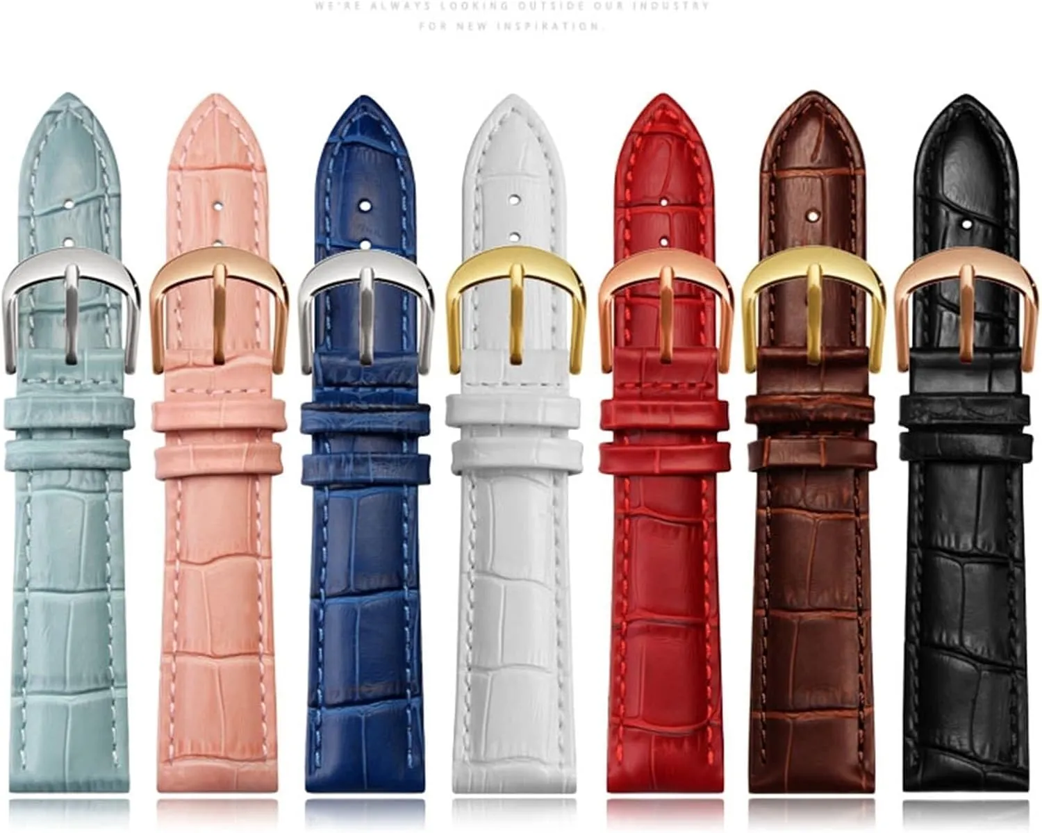 Genuine Leather Bracelet for Brand Woman Multicolor Watch Strap