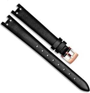 Genuine Leather Watch Strap for Anne Klein Notch AK Girl Simple Elegant Belt Small Dial Retro Watch Band