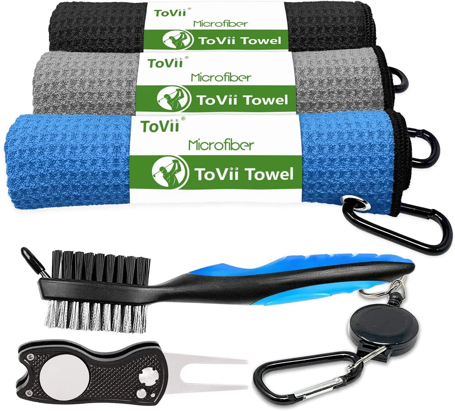 Golf Towel & Accessories Kit
