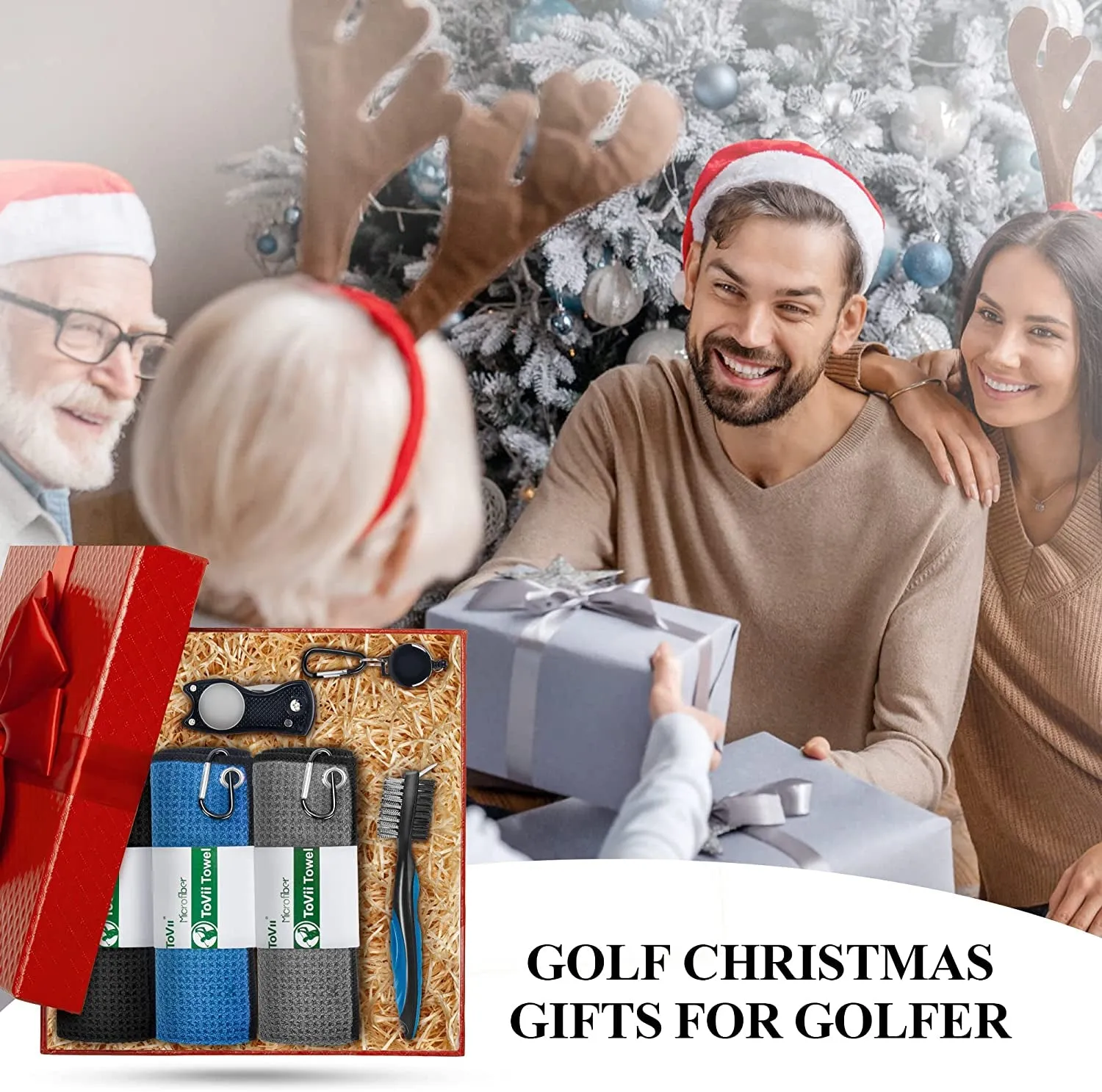 Golf Towel & Accessories Kit