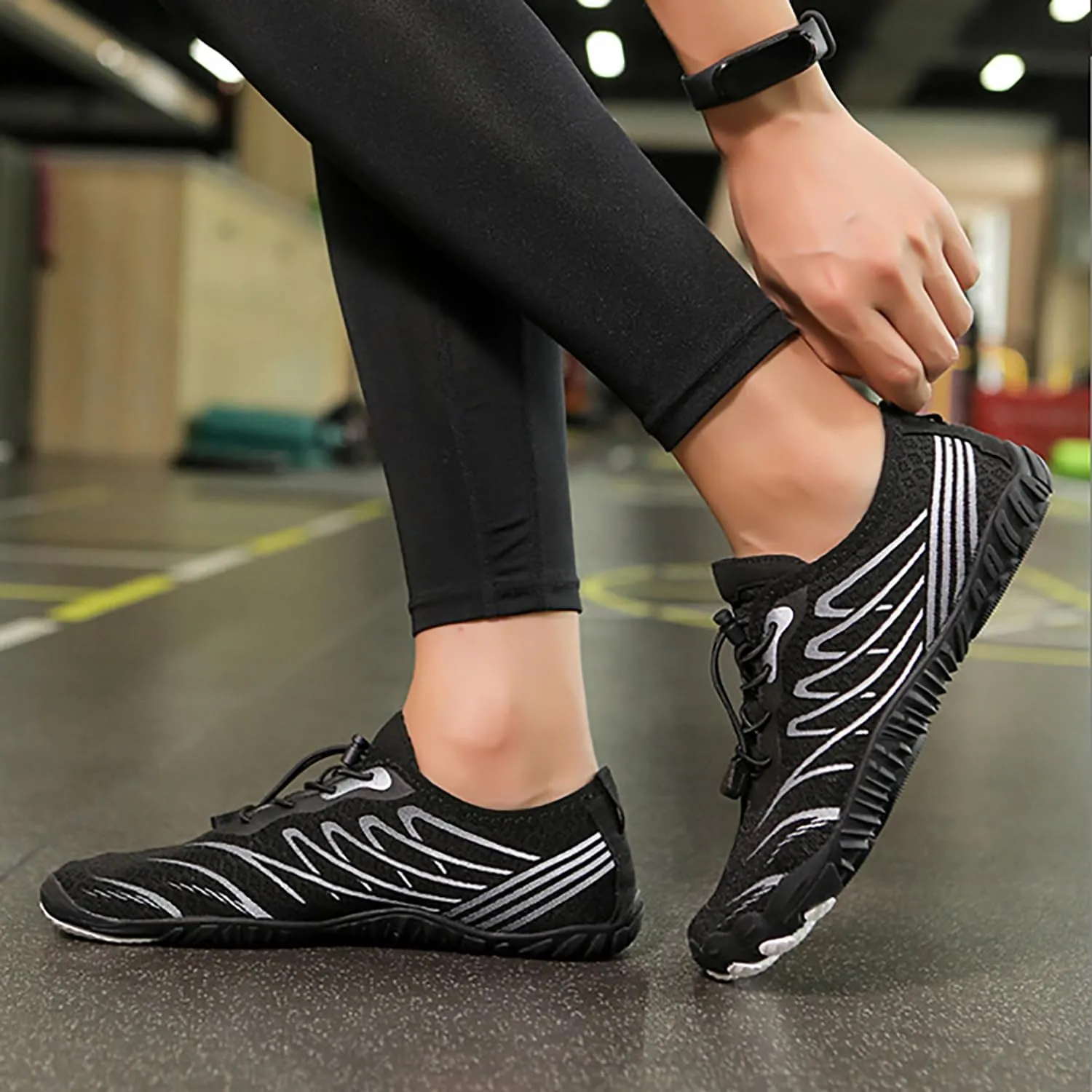 Grounding Shoes Grounded Barefoot Womens Mens Pro-Healthy & Non-Slip Footwear Wide Toe Box Hiking Sneakers