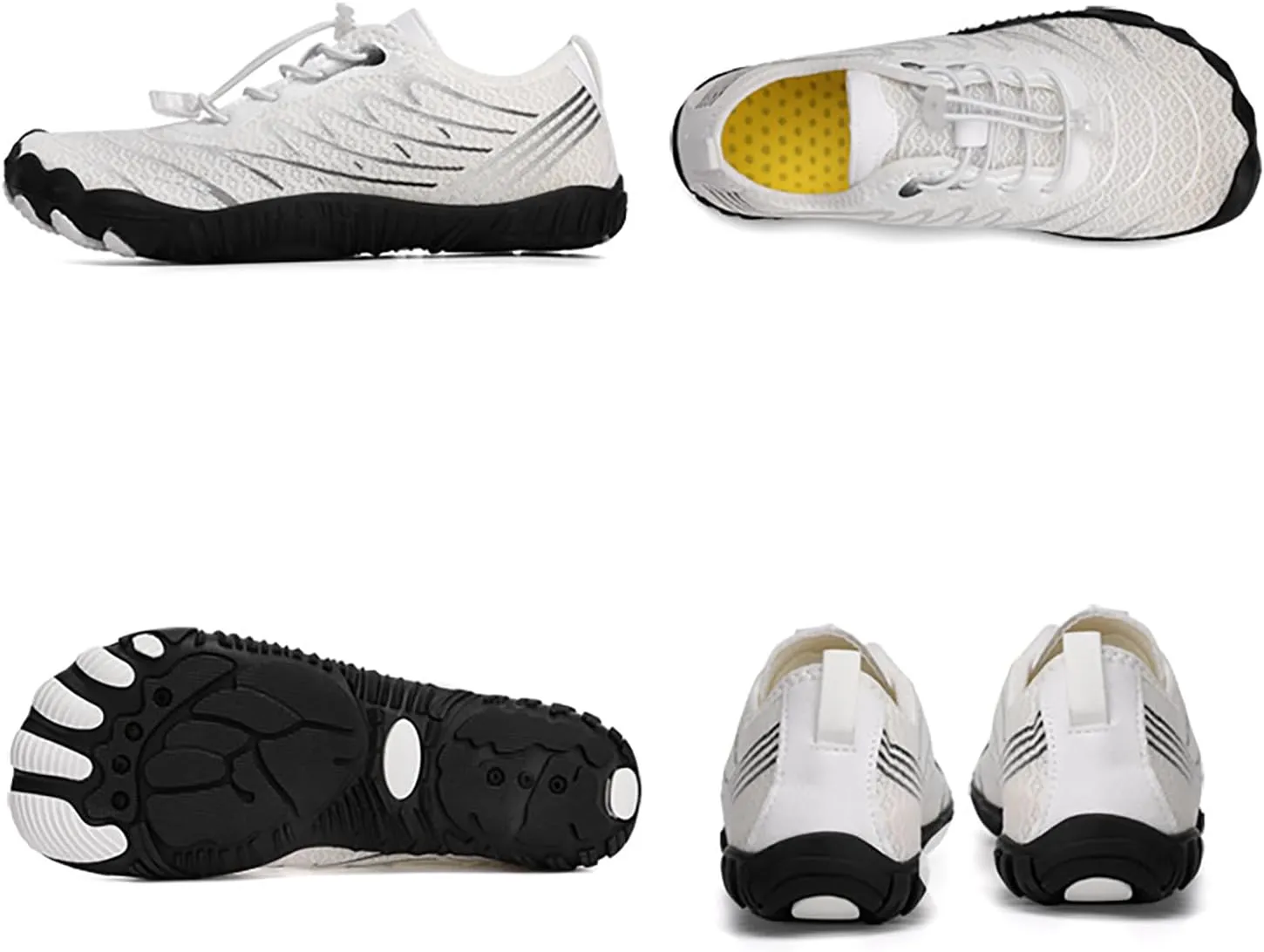 Grounding Shoes Grounded Barefoot Womens Mens Pro-Healthy & Non-Slip Footwear Wide Toe Box Hiking Sneakers