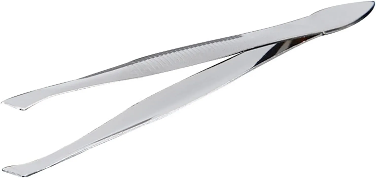 Hair Removal Tweezers Eyebrow Tweezers Professional Eyebrow Removal Tweezers Oblique Tool Stainless Steel Convenient Small Rust Free