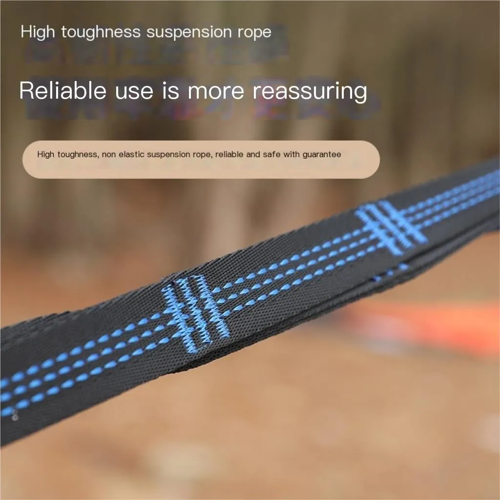 Hammock Outdoor Anti-Rollover Nylon Hammock with Mosquito Net Automatic Quick-Opening Pole Mosquito Net Hammock Hammocks for Outside(Red)