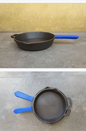 Handle Skillet with Heat Resistant Silicon Grip-SHC1007