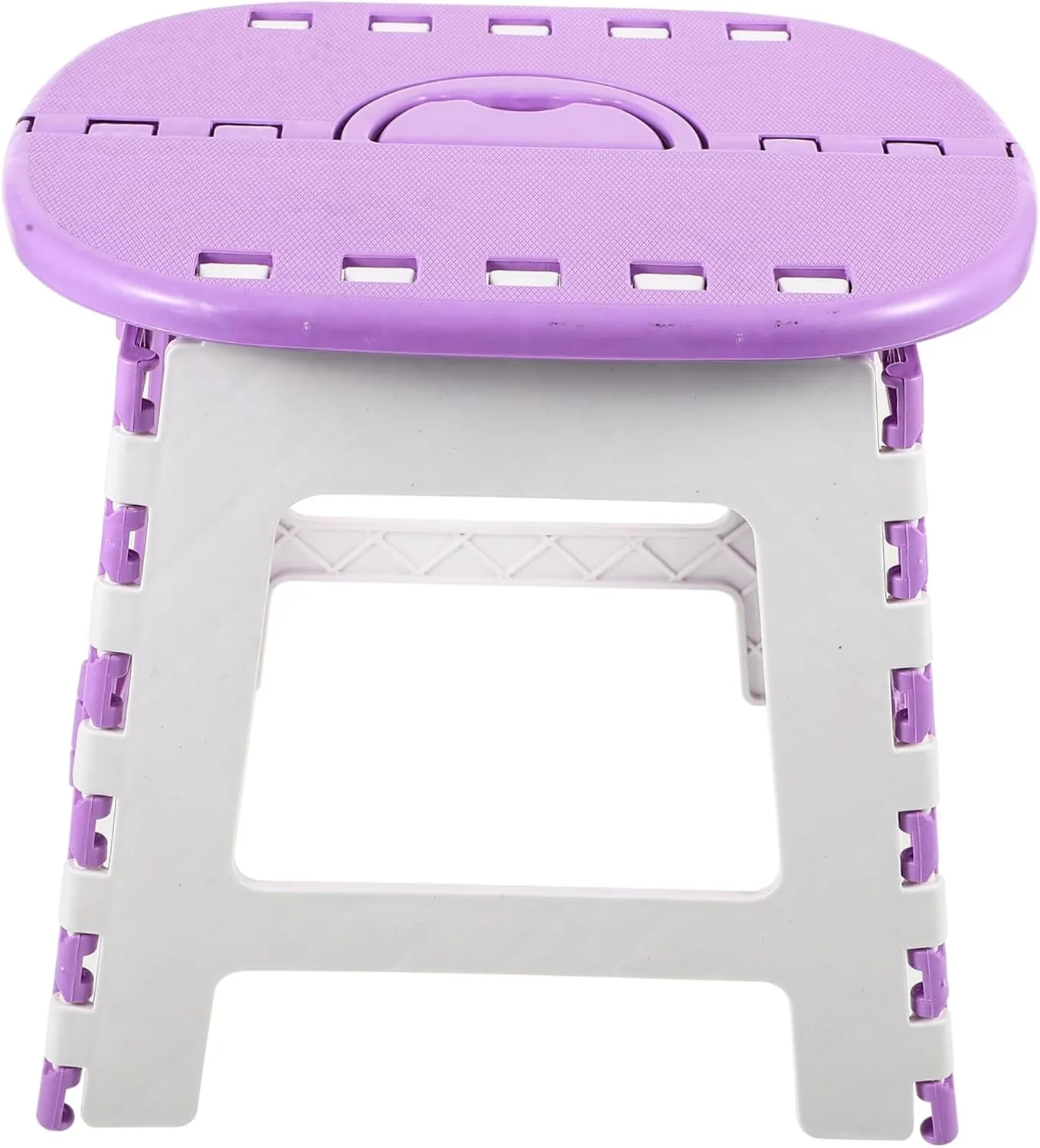 Happyyami Folding Camping Stool Portable Lightweight Compact Seat for Outdoor Use for Fishing Garden Travel Picnics Design Height Versatile Stool for Adults