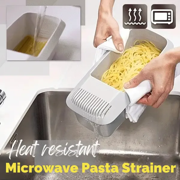 Heat-resistant Microwave Pasta Strainer