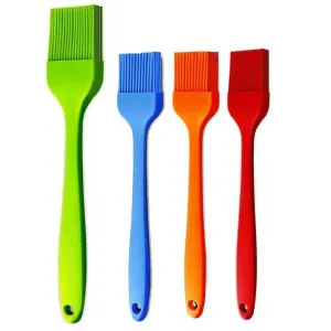 Heat-Resistant Silicone Oil Brush (Pack of 2)