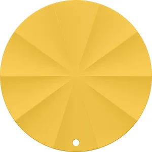 Heat-Resistant Table Mat- Silicone, Yellow, D: 18Cm 4589767215774