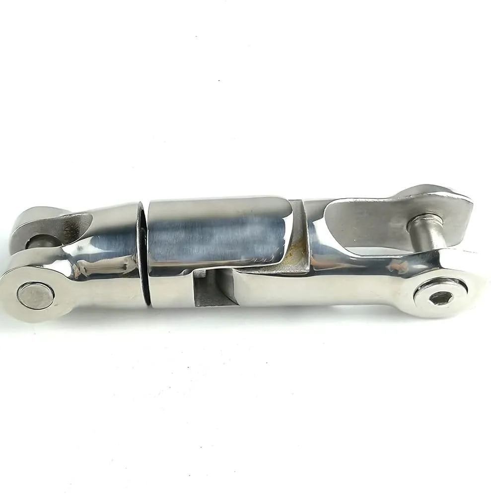 Heavy Duty 316 Stainless Steel Multi-Directional Double Anchor Swivel Connector(1/4"-5/16" 3/8"-1/2")