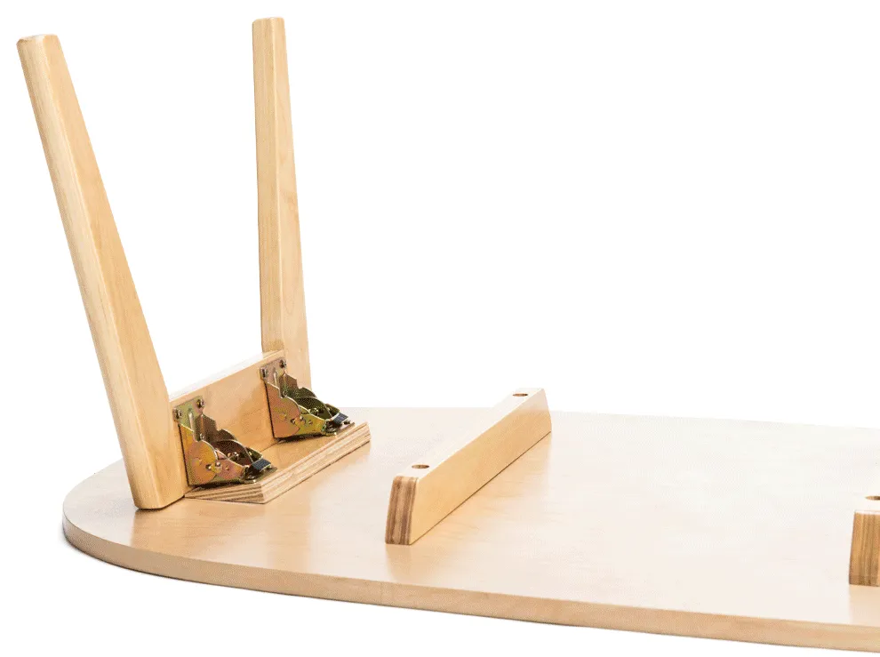 Heavy-Duty Foldable Self-Locking Hinges - Pack of 2