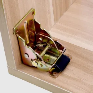 Heavy-Duty Foldable Self-Locking Hinges - Pack of 2