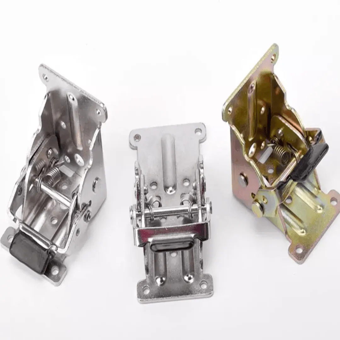 Heavy-Duty Foldable Self-Locking Hinges - Pack of 2