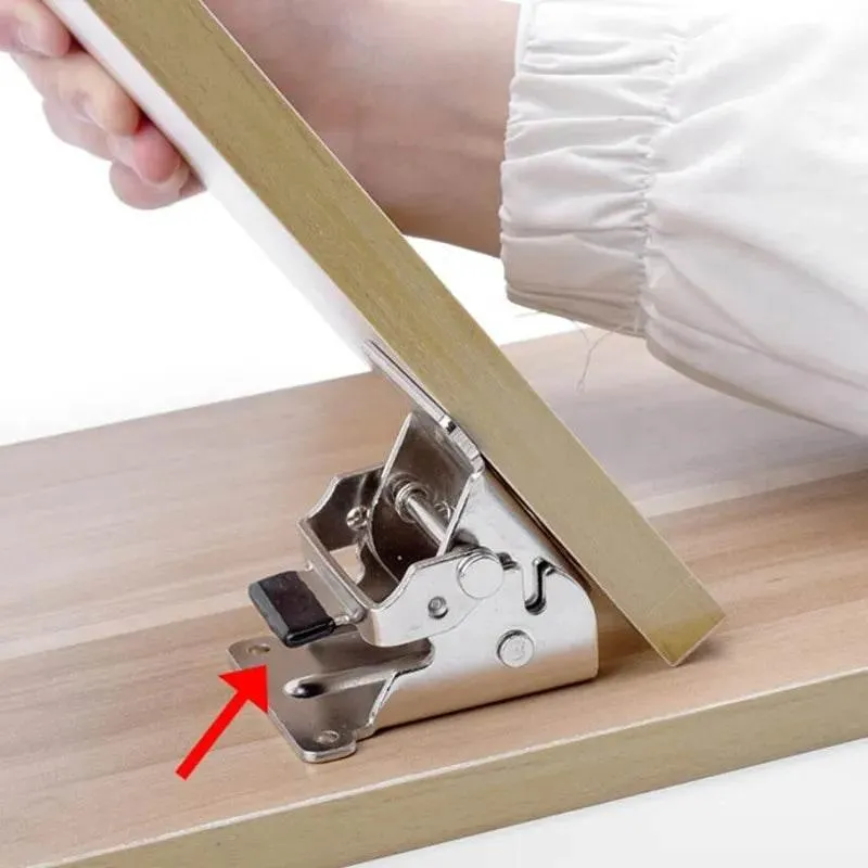 Heavy-Duty Foldable Self-Locking Hinges - Pack of 2