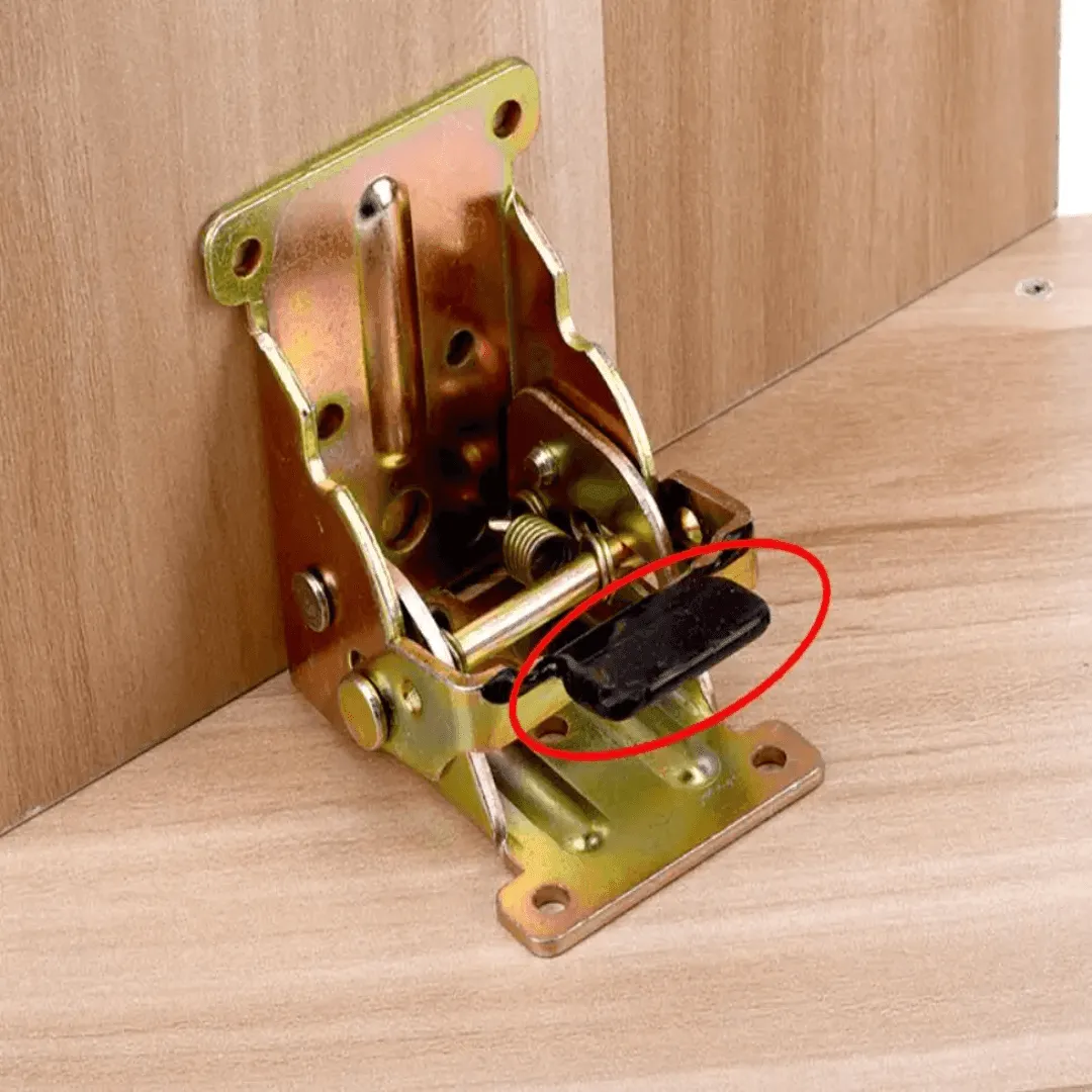 Heavy-Duty Foldable Self-Locking Hinges - Pack of 2