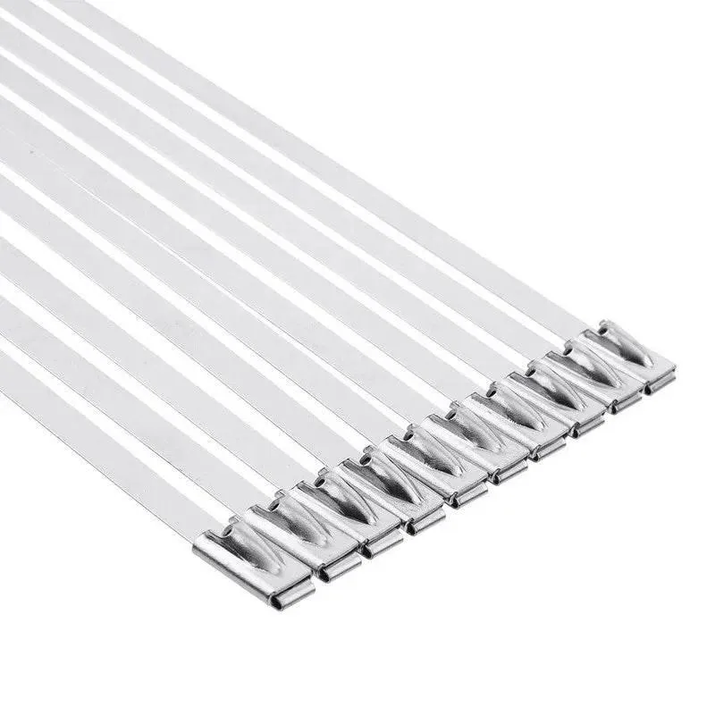 Heavy-Duty Stainless Steel Cable Ties - Durable Fasteners for Wiring