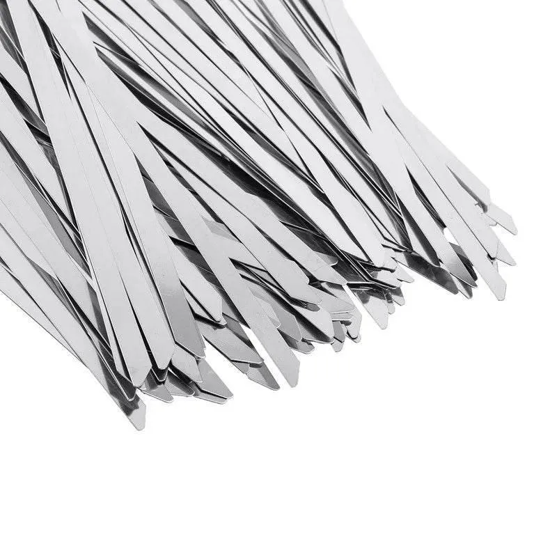 Heavy-Duty Stainless Steel Cable Ties - Durable Fasteners for Wiring