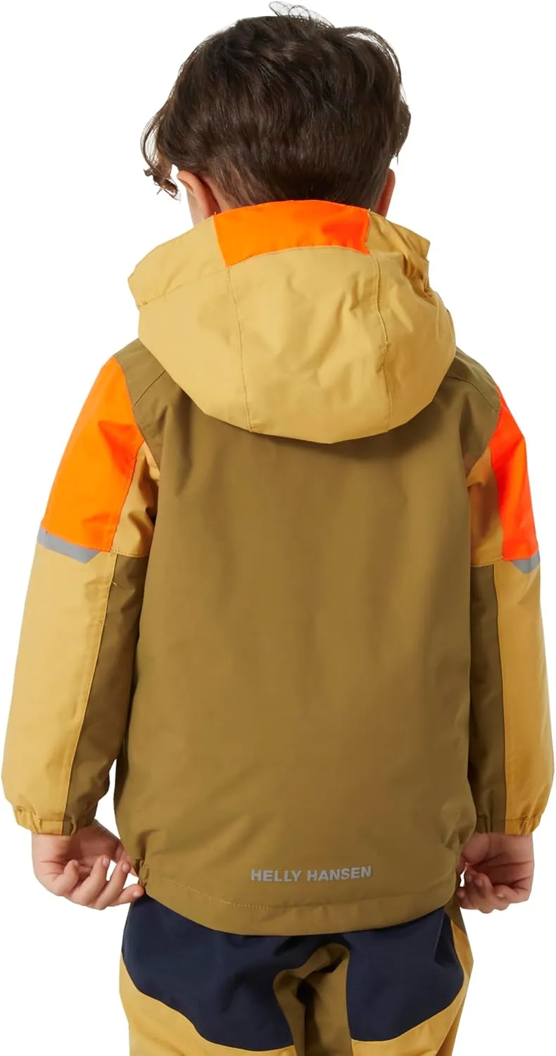 Helly-Hansen Rider 2.0 Insulated Ski Jacket for Kids - Waterproof, Breathable, Neon, Reflective, Recycled Materials
