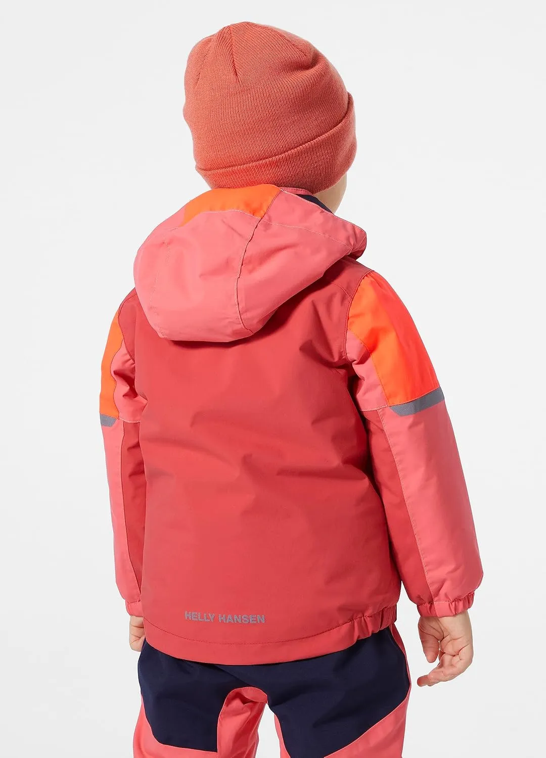 Helly-Hansen Rider 2.0 Insulated Ski Jacket for Kids - Waterproof, Breathable, Neon, Reflective, Recycled Materials