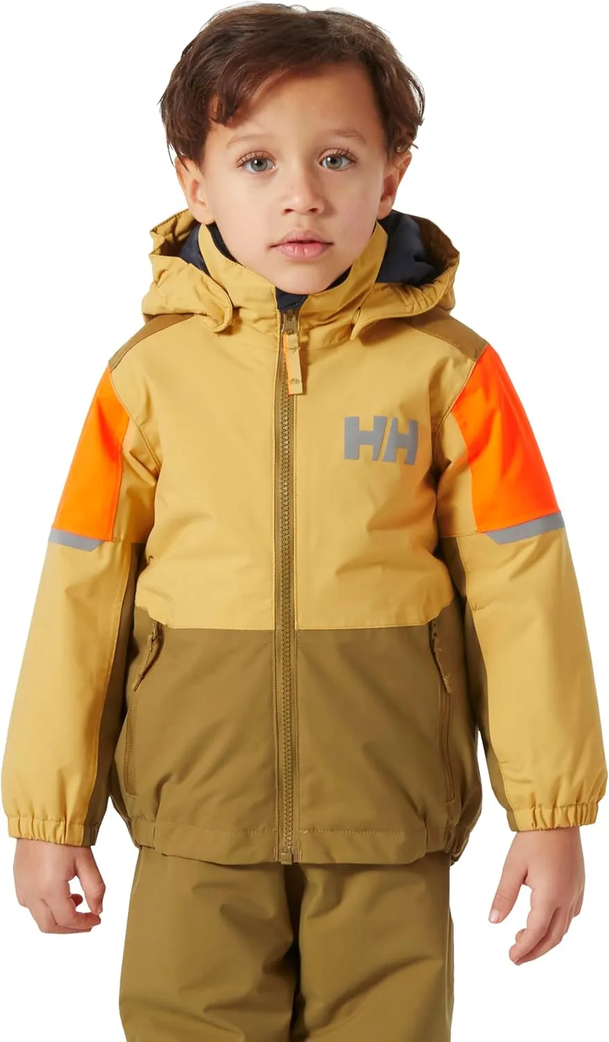 Helly-Hansen Rider 2.0 Insulated Ski Jacket for Kids - Waterproof, Breathable, Neon, Reflective, Recycled Materials