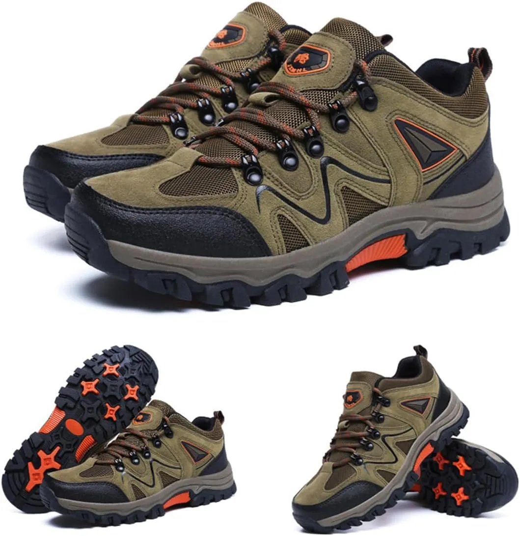 Hiking Shoes Mens Waterproof Mountain Trekking Shoes Men Breathable Walking Shoes Outdoor Sports Running Camping Climbing