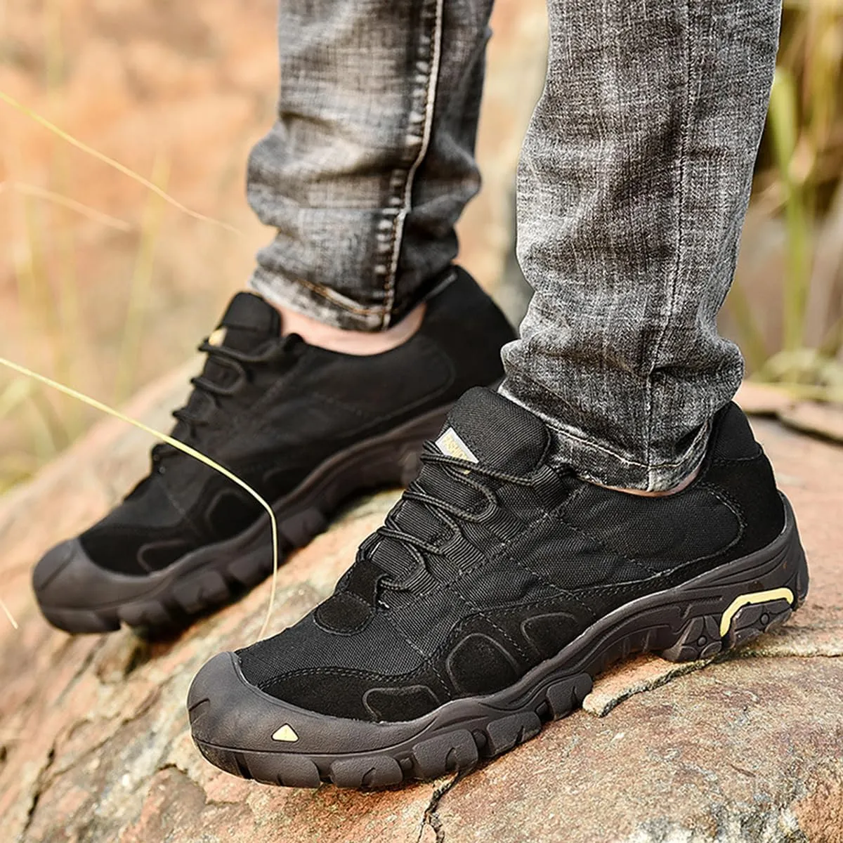 Hiking Shoes Mens Waterproof Mountain Trekking Shoes Men Breathable Walking Shoes Outdoor Sports Winter Boots