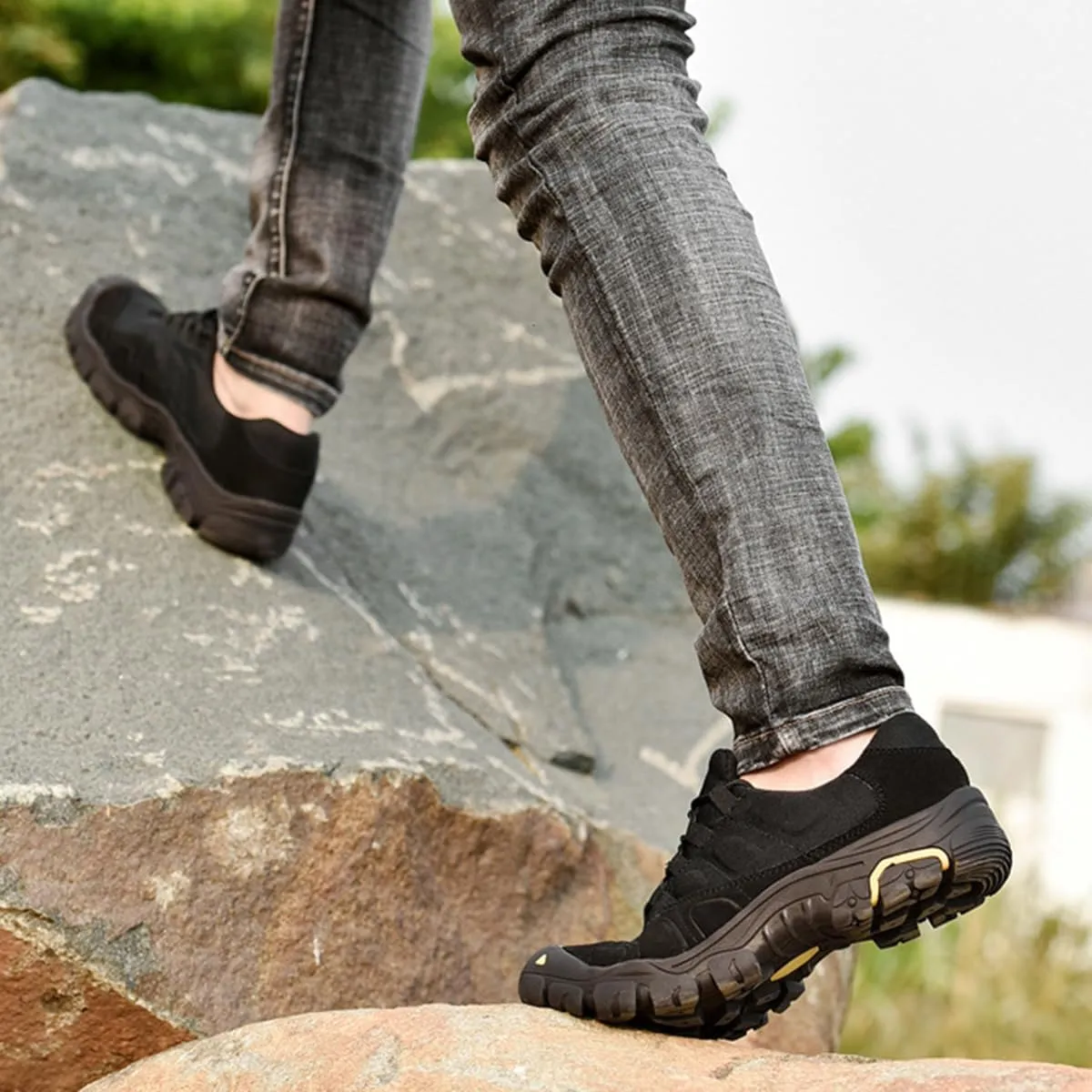 Hiking Shoes Mens Waterproof Mountain Trekking Shoes Men Breathable Walking Shoes Outdoor Sports Winter Boots