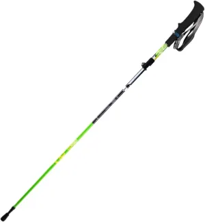 Hiking Trekking Poles Outdoor Carbon Fiber Trekking Poles Walking Climbing Poles Telescopic Foldable Sticks Hiking Sticks for Trekking(Green)