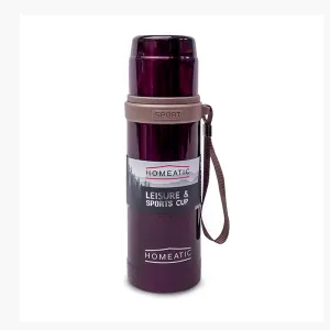 Homeatic Steel Water Bottle Sport 600ml