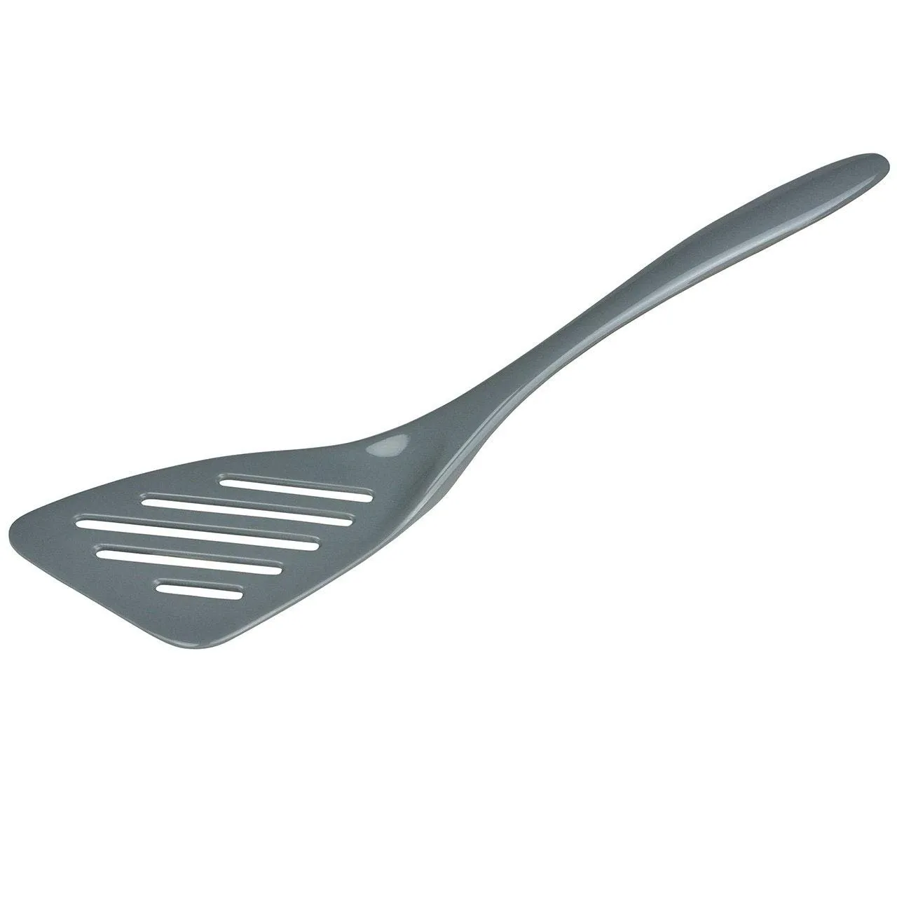 Hutzler 12.5 Inch Melamine Angled Slotted Turner Spatula