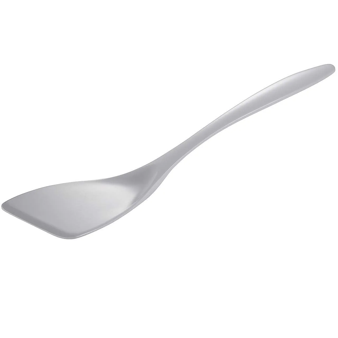 Hutzler 12.5 Inch Melamine Angled Solid Turner Spatula