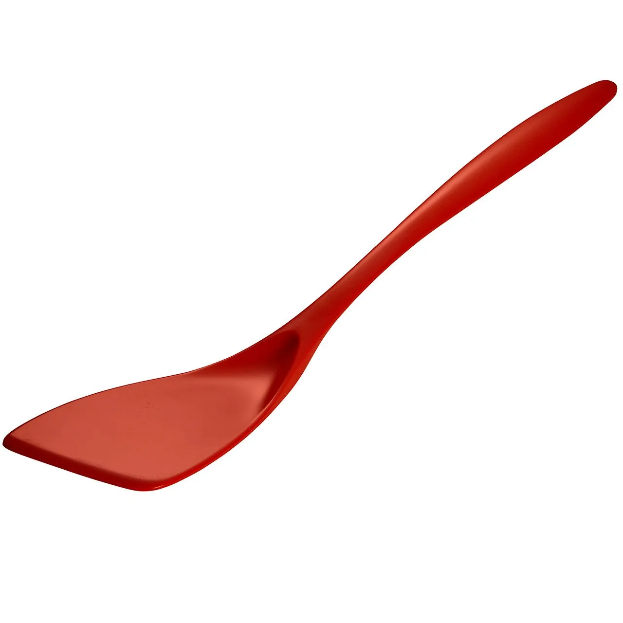 Hutzler 12.5 Inch Melamine Angled Solid Turner Spatula