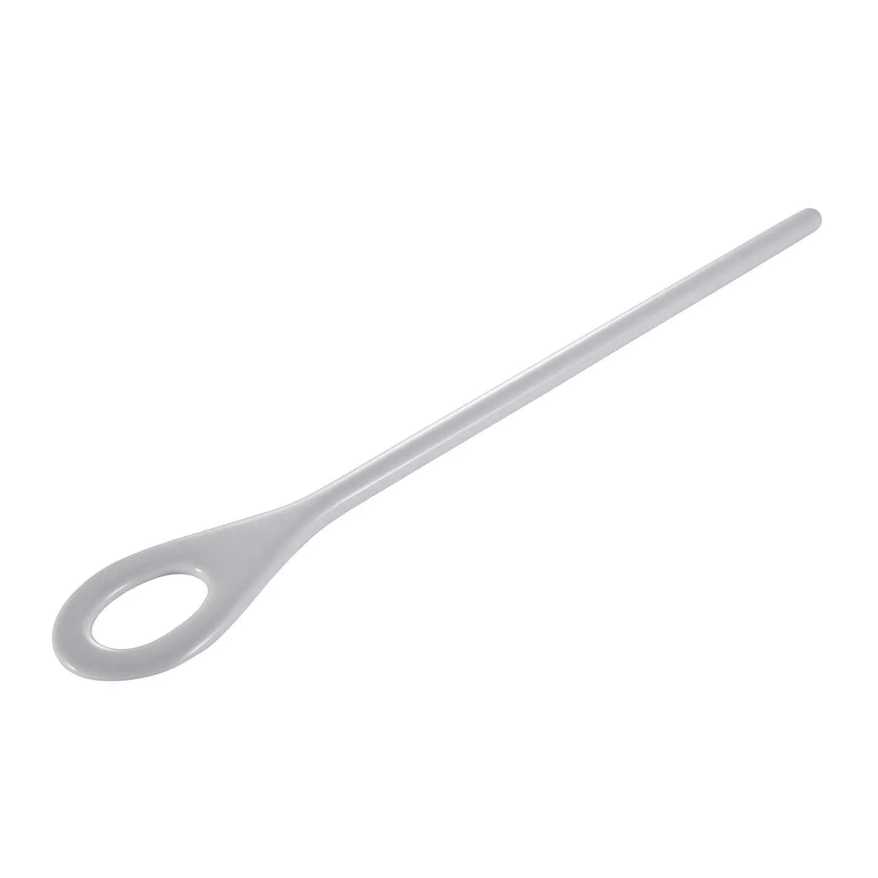 Hutzler 13-inch Long Melamine Oval Blending Spoon - White