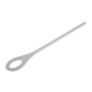 Hutzler 13-inch Long Melamine Oval Blending Spoon - White