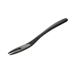 Hutzler 7.75 Inch Melamine 2-Prong Mini Fork, Great for Serving Condiments, Small Bites, or Getting into Narrow Jars