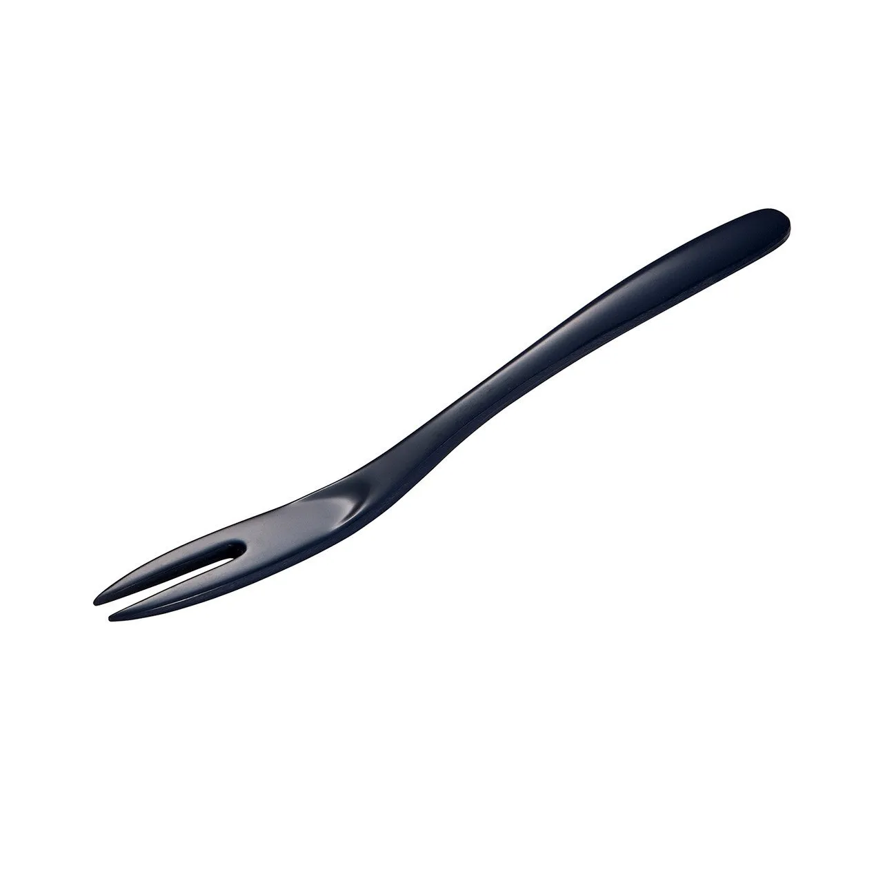 Hutzler 7.75 Inch Melamine 2-Prong Mini Fork, Great for Serving Condiments, Small Bites, or Getting into Narrow Jars