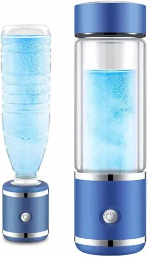 Hydrogen Water Bottle, High-Concentration Up to 1400-2000PPB, Rechargeable Portable Hydrogen Water Generator, for Home Travel, Improve Mind Body