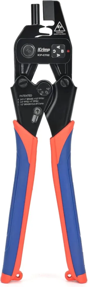 iCrimp PEX Removal Tool for F2098 Stainless Steel Clamps & F1807 Copper Rings, PEX Decrimping Tool