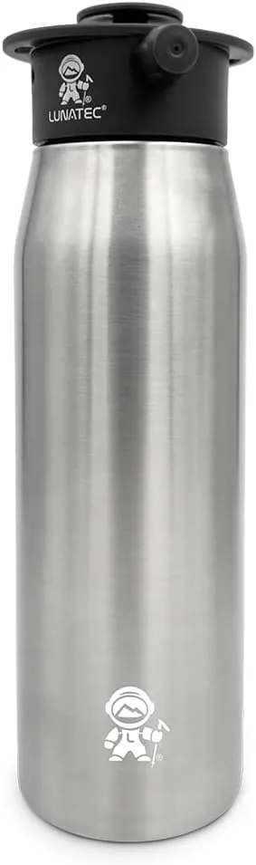 Insulated Hydration Spray Water Bottle - A pressurized personal mister, camp shower and sport water bottle in one easy-to-use BPA free bottle.