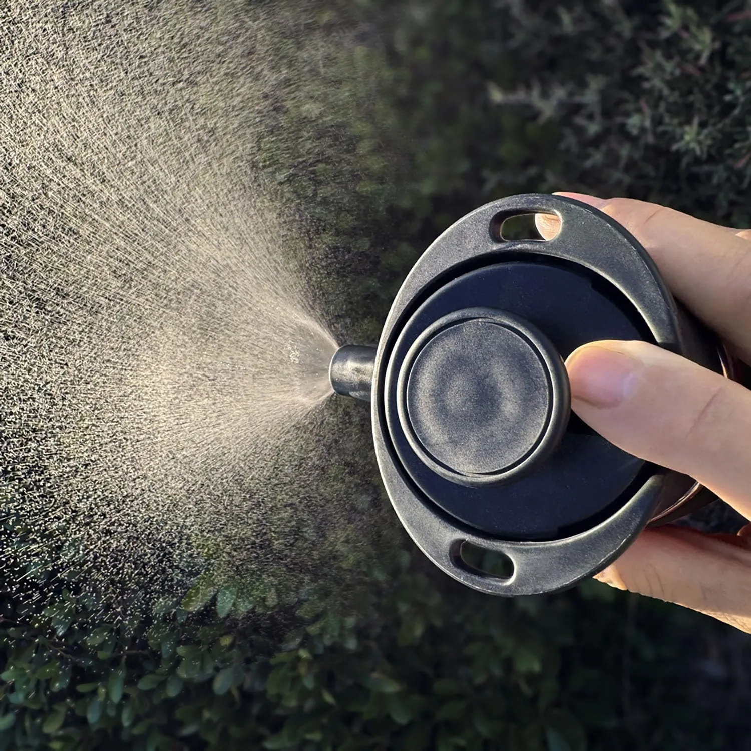 Insulated Hydration Spray Water Bottle - A pressurized personal mister, camp shower and sport water bottle in one easy-to-use BPA free bottle.