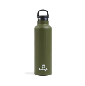Insulated Water Bottle - 600 ml - Olive Green