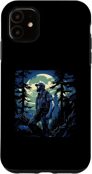 iPhone 11 Hiking T Trekking Outfit Hiking Motif Forest Lovers Hiking Case