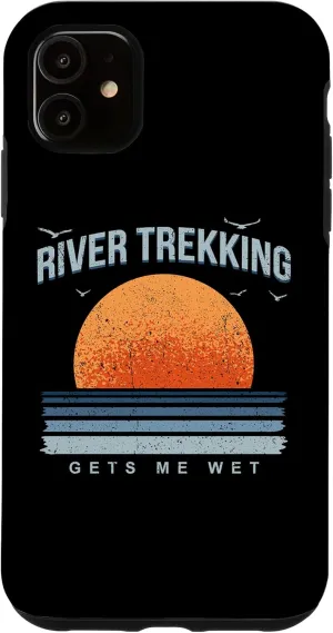 iPhone 11 River Trekking Gets Me Wet Summer Sports Tropical Case