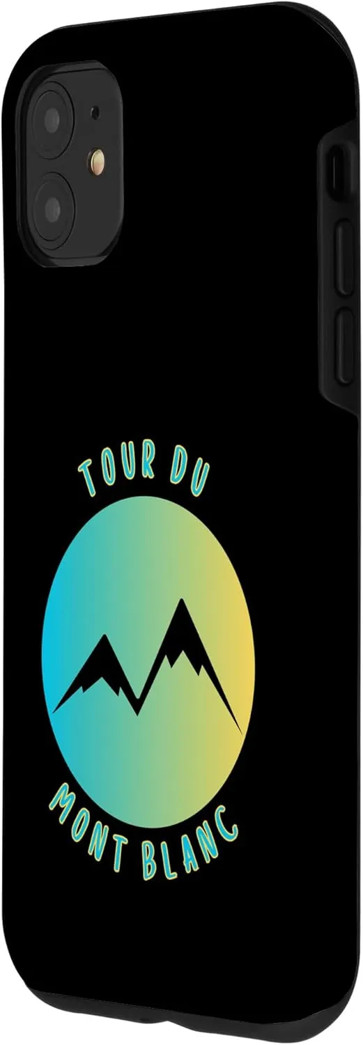 iPhone 11 Tour du Mont Blanc Alps Long Distance Hiking Trail Mountaineering Case