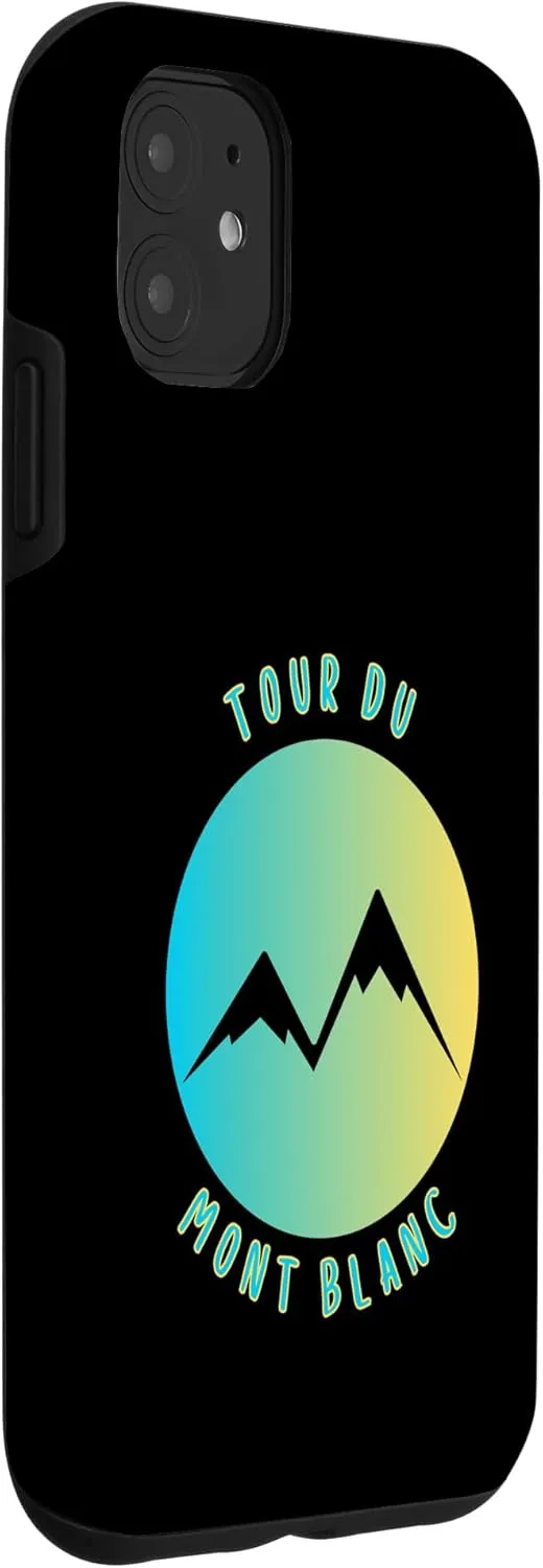 iPhone 11 Tour du Mont Blanc Alps Long Distance Hiking Trail Mountaineering Case