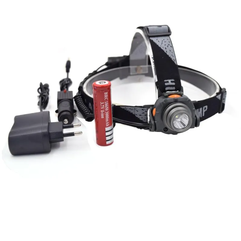 IR Sensor Headlight Induction Rechargeable lampe frontale Headlamp 350 Lumen 1Mode Flashlight Head Torch by 1x 18650 Battery