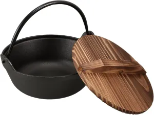 Japanese Cast Iron Saucepan Cooking Soup Pot Camping Pot Iron Sauce Pot Camp Fire Cooking Equipment for