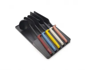 Joseph Joseph Elevate Store Utensil Set - Set includes solid spoon, slotted spoon, slotted turner, flexible turner, and ladle.