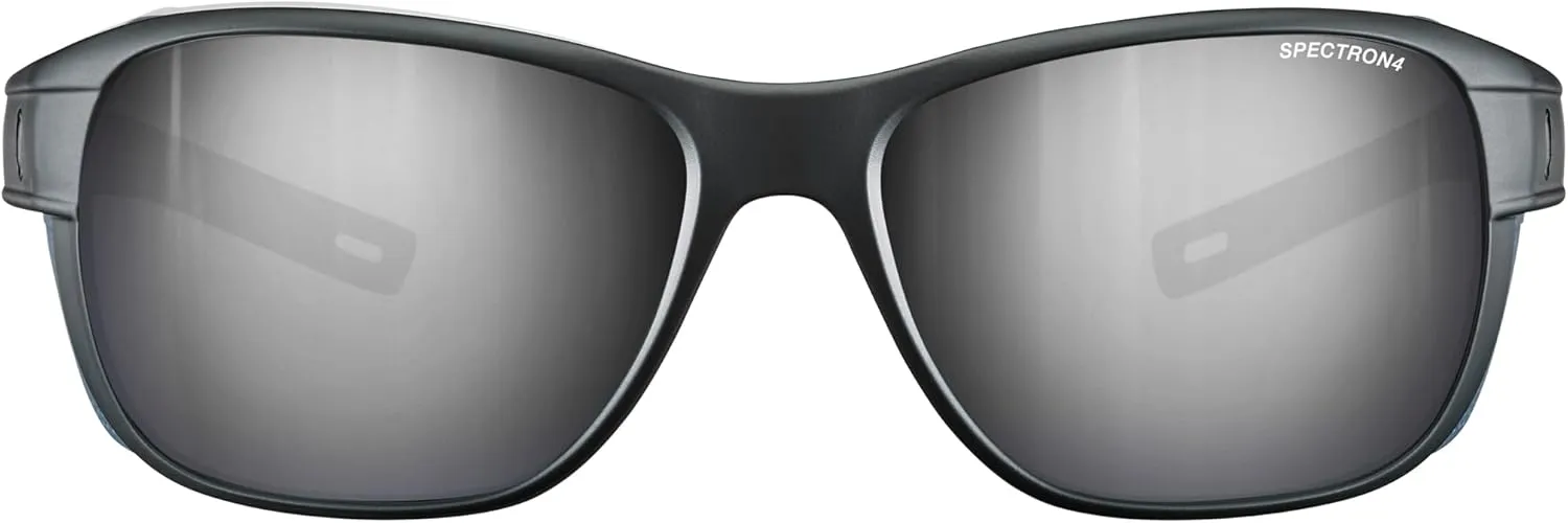 Julbo Camino Glacier Sunglasses for Men & Women w/Removable Side Shields for Mountaineering, Hiking, Skiing, and Trekking